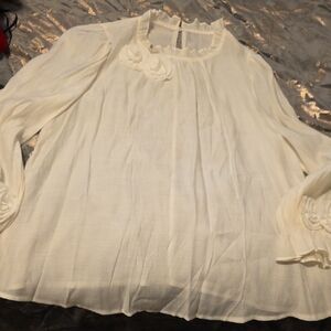 Elegant White Women's Top